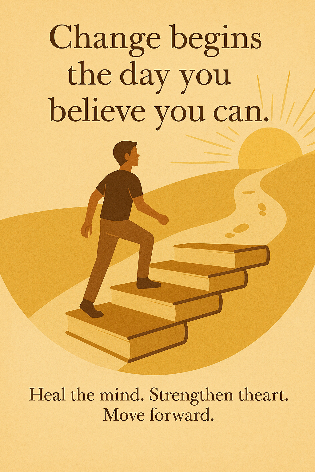 Inspirational Change Quote Poster
