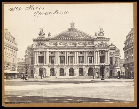 Vintage Paris Opera House Photo