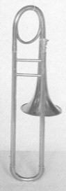 Black and White Trombone