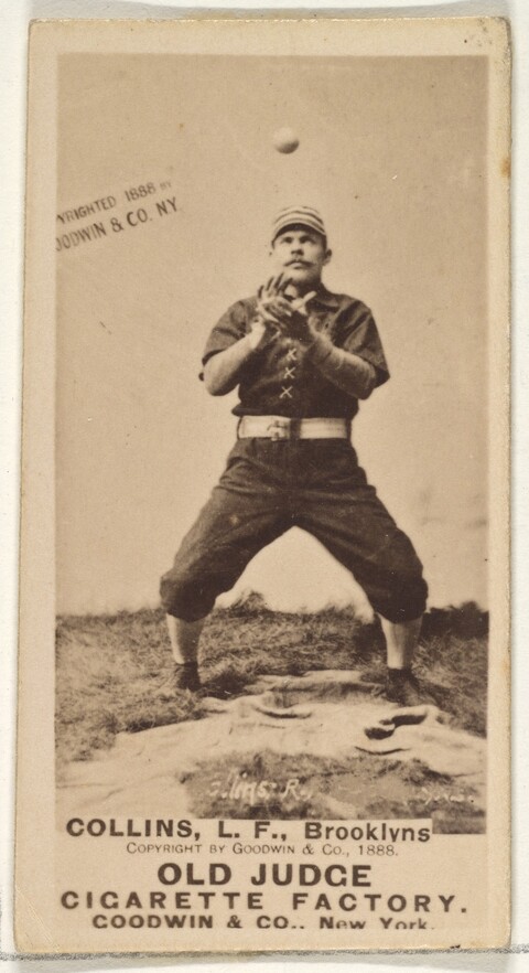 1888 Old Judge Baseball Cigarette Card
