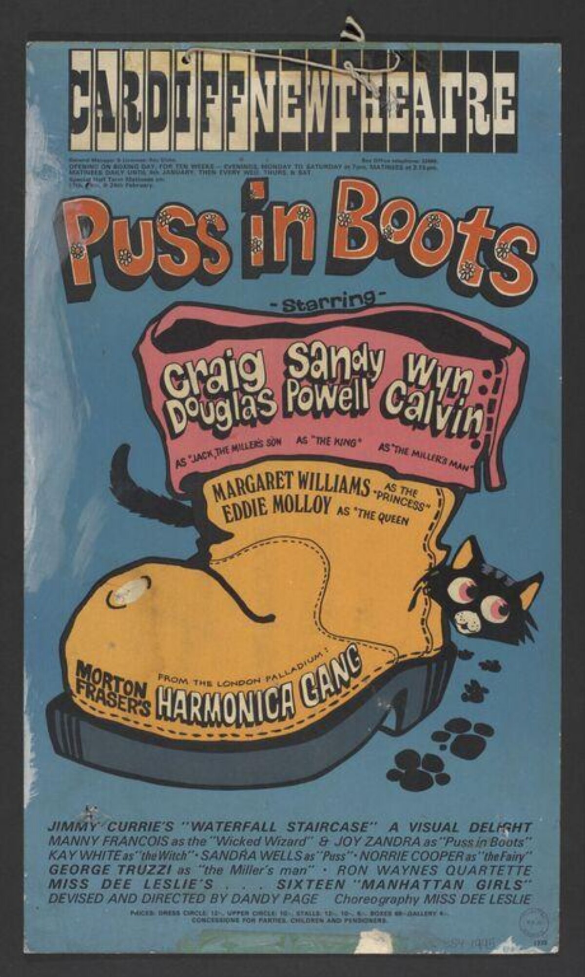 Cardiff New Theatre Puss in Boots Poster