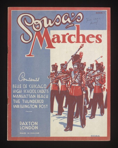 Sousa's Marches Sheet Music Cover