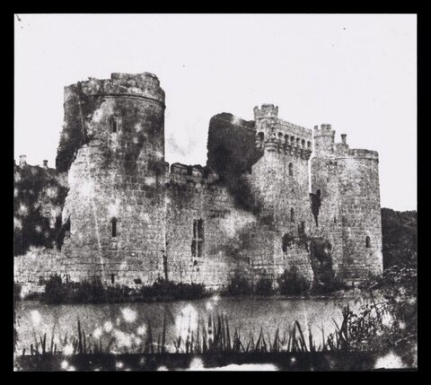 Old Castle Ruins by Moat