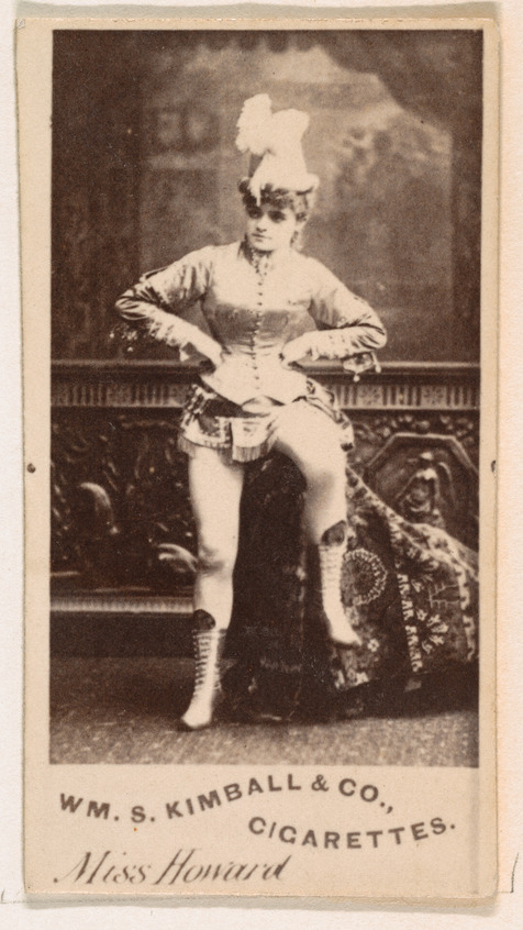Miss Howard Cigarette Card Portrait