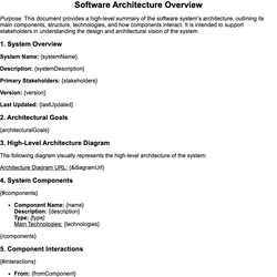 Software Architecture Overview