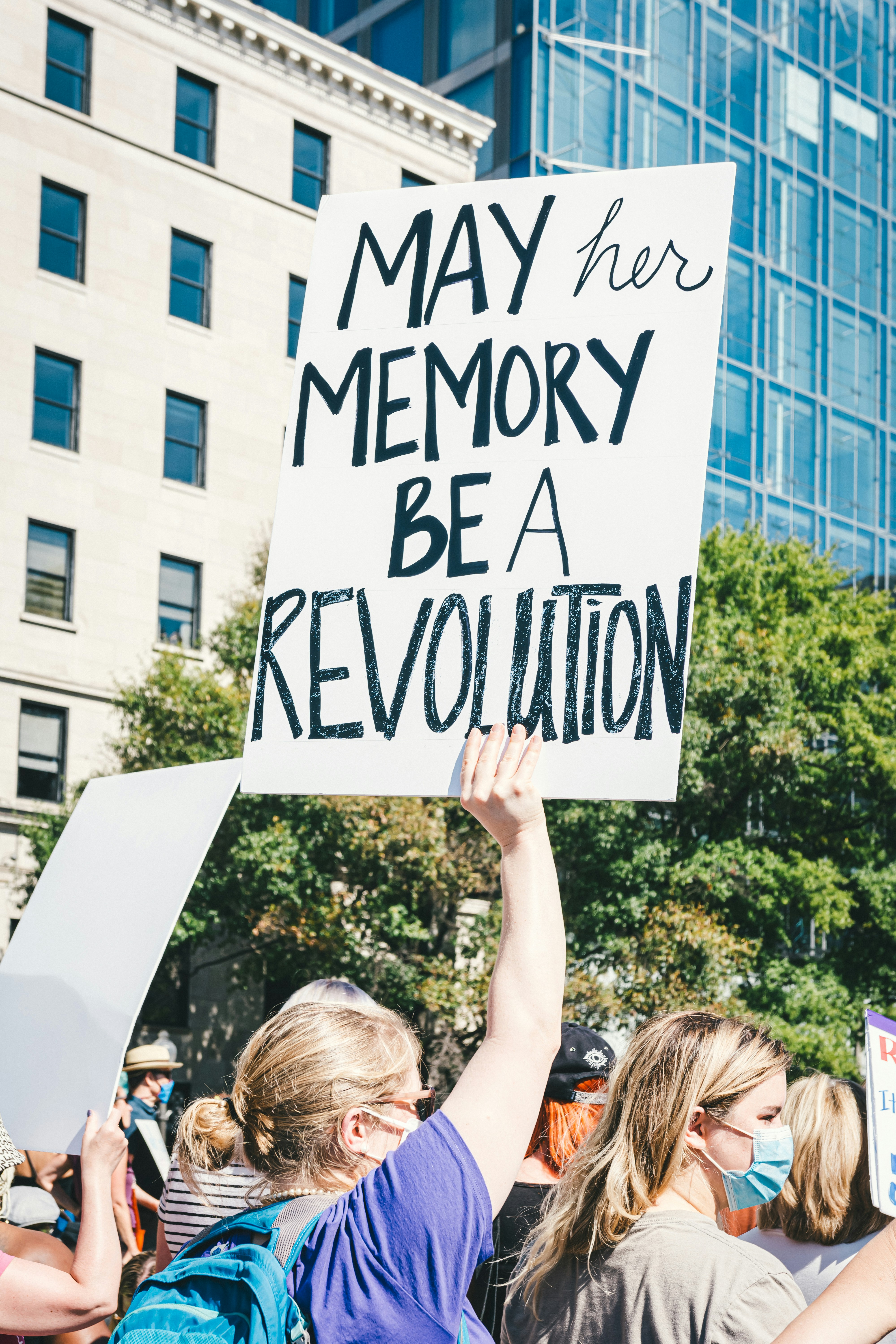 Protest Sign at Public Demonstration
