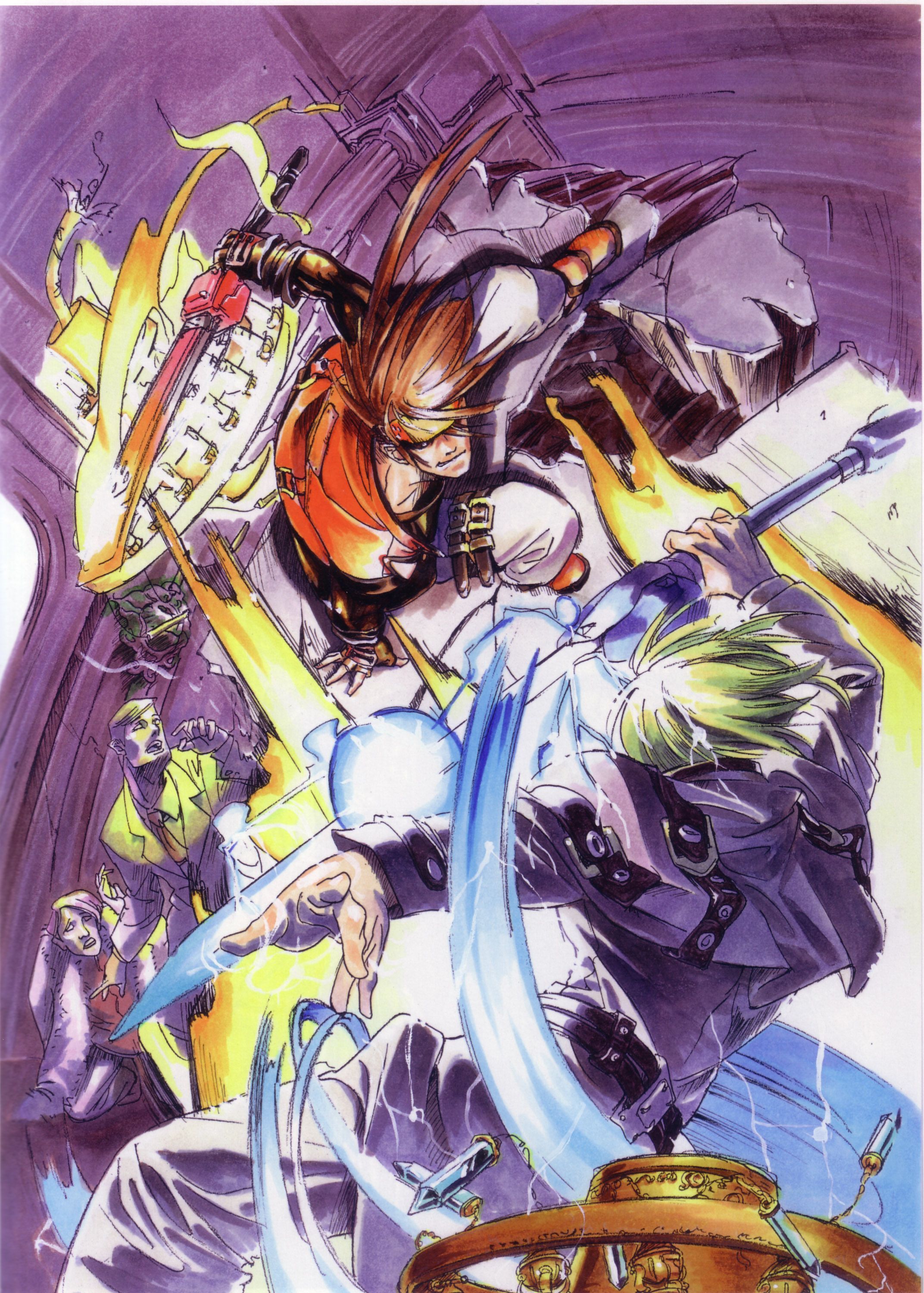 Epic Battle Between Two Anime Warriors