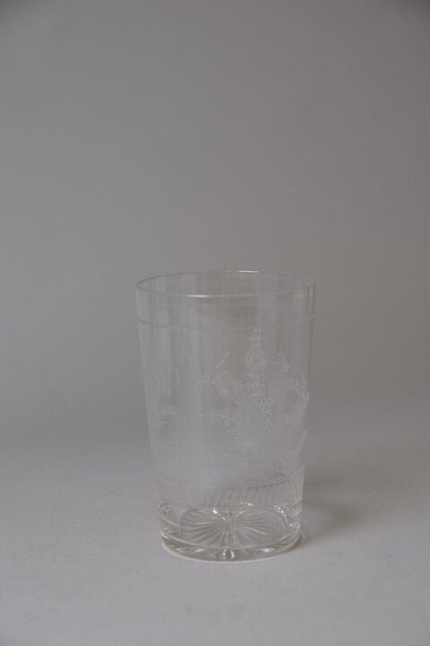 Engraved Clear Glass Tumbler