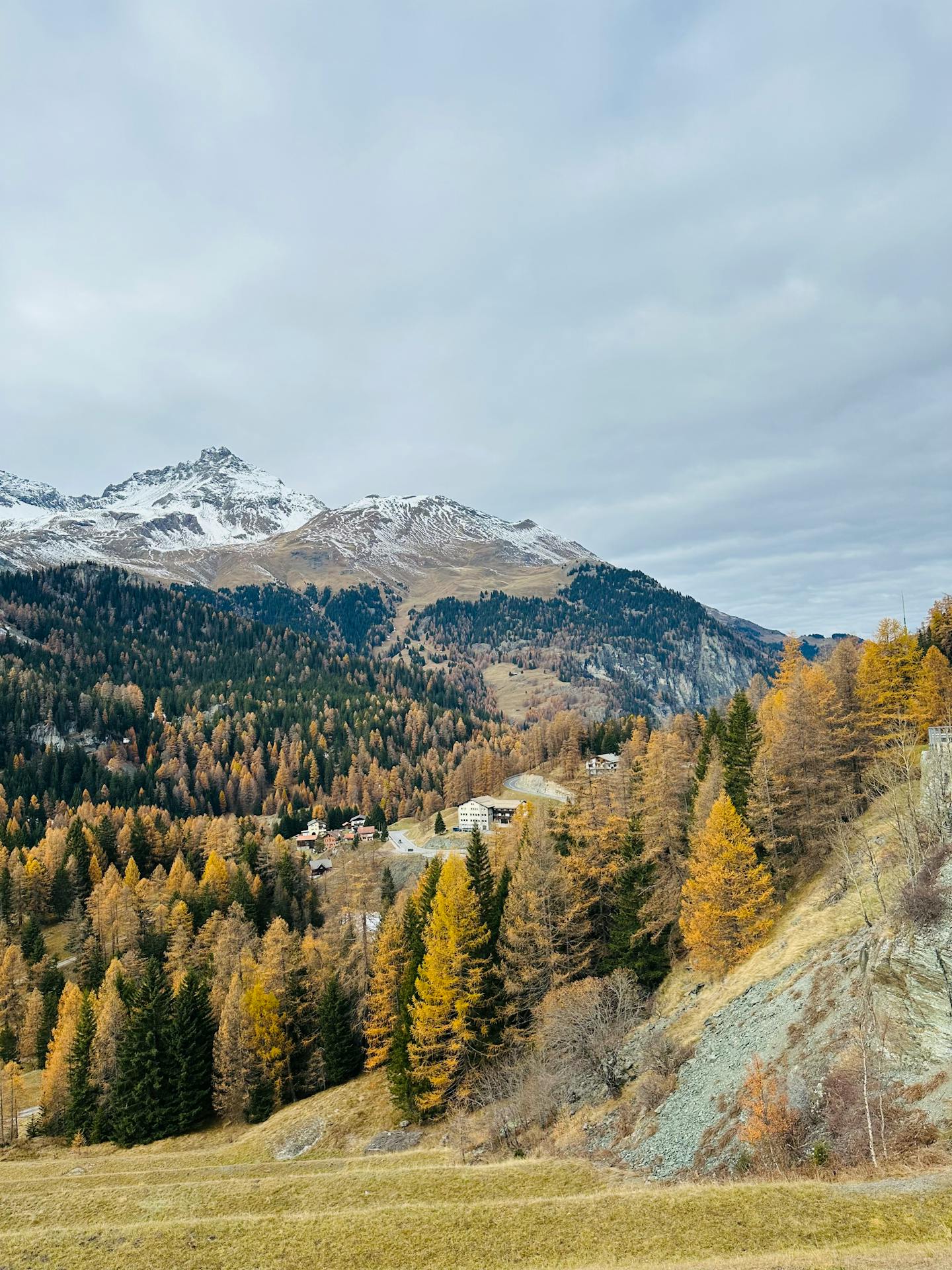 Autumn Alpine Mountain Landscape