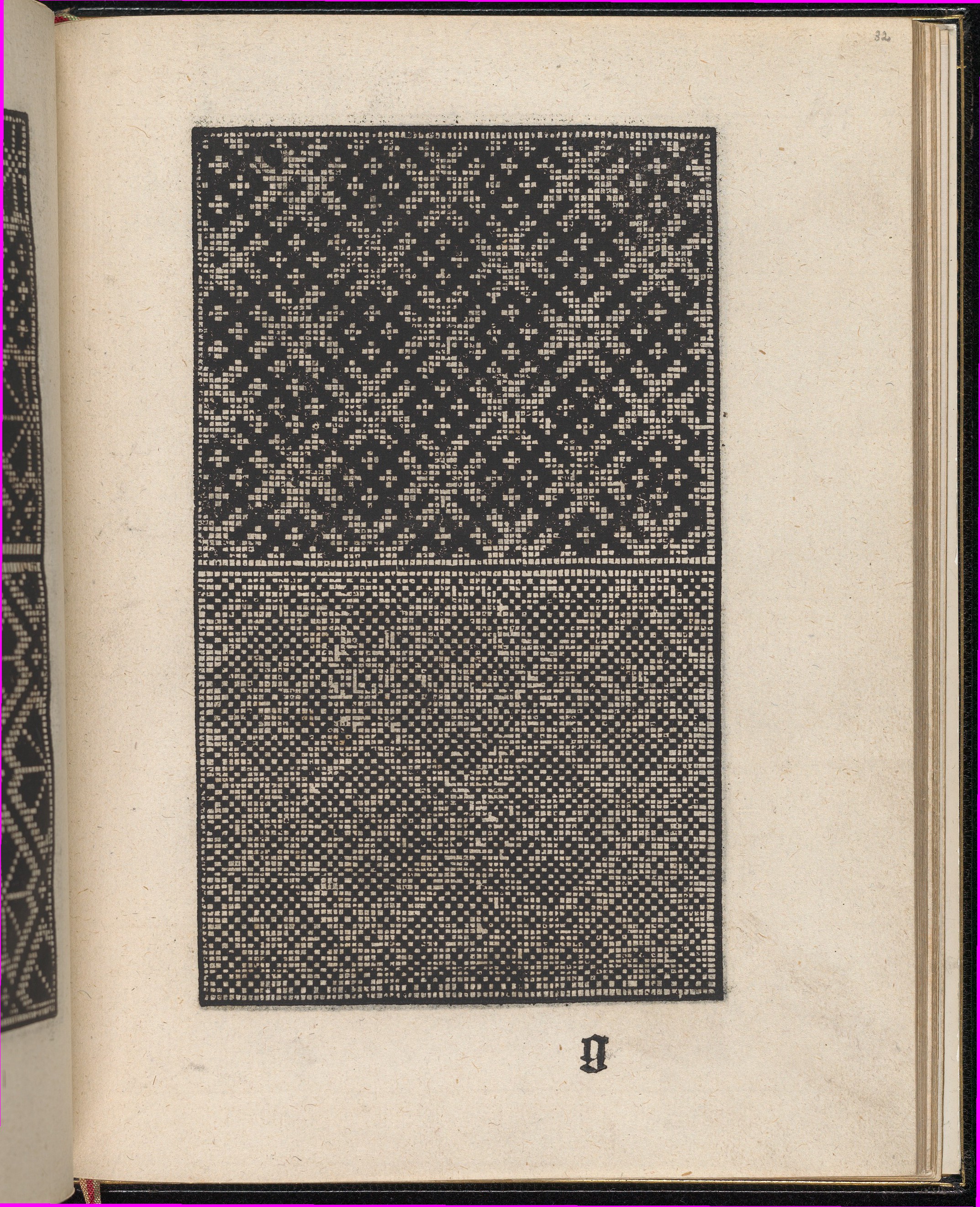 Antique Book Page Weaving Patterns