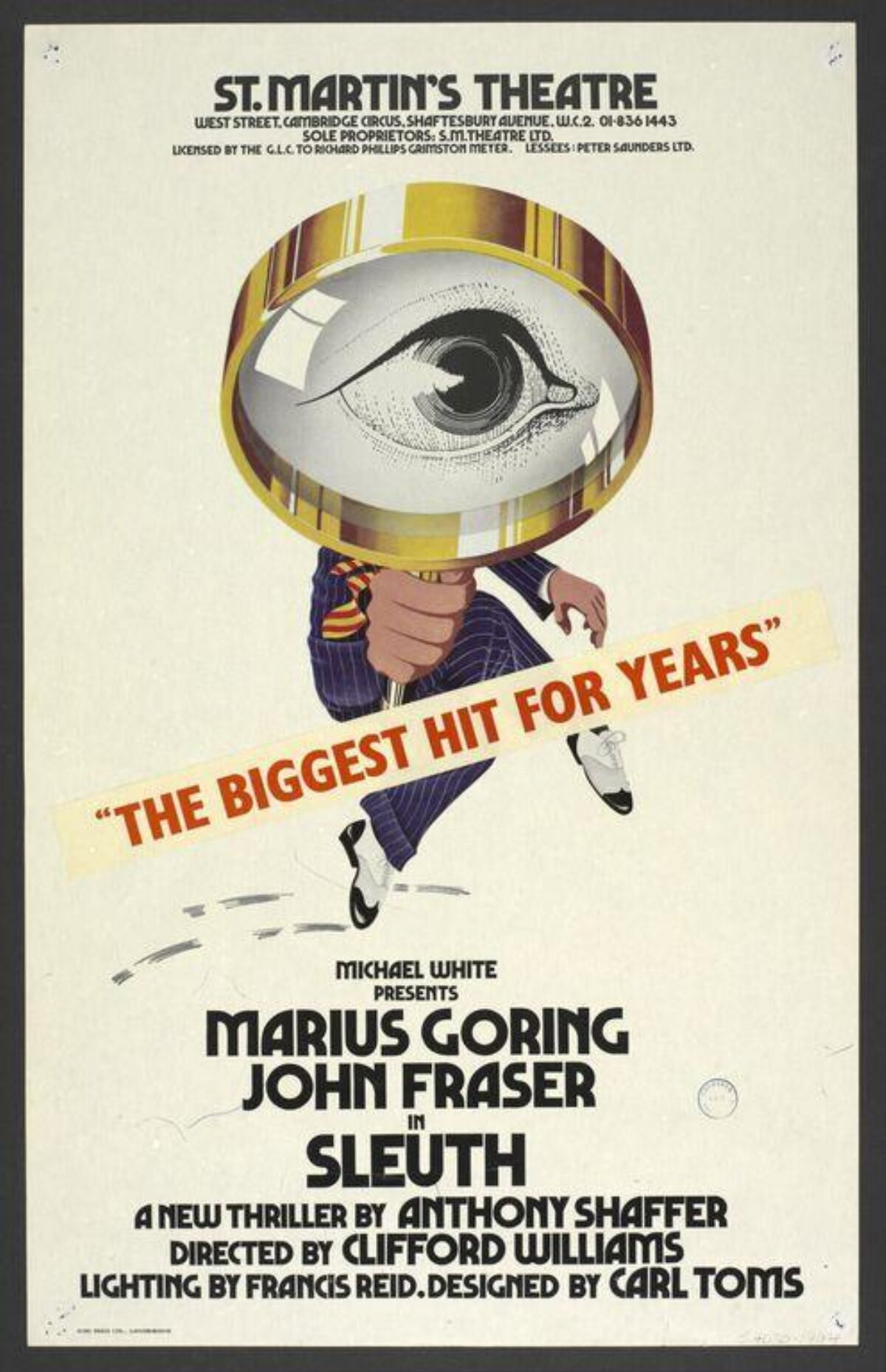 Sleuth Theater Play Poster