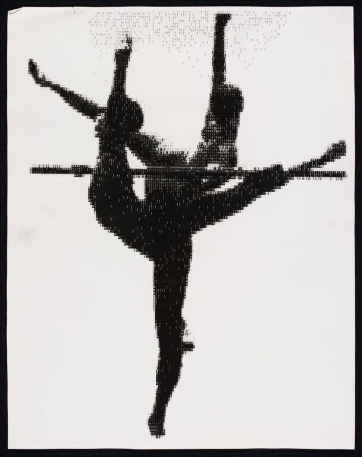 Two Acrobats Performance Silhouette