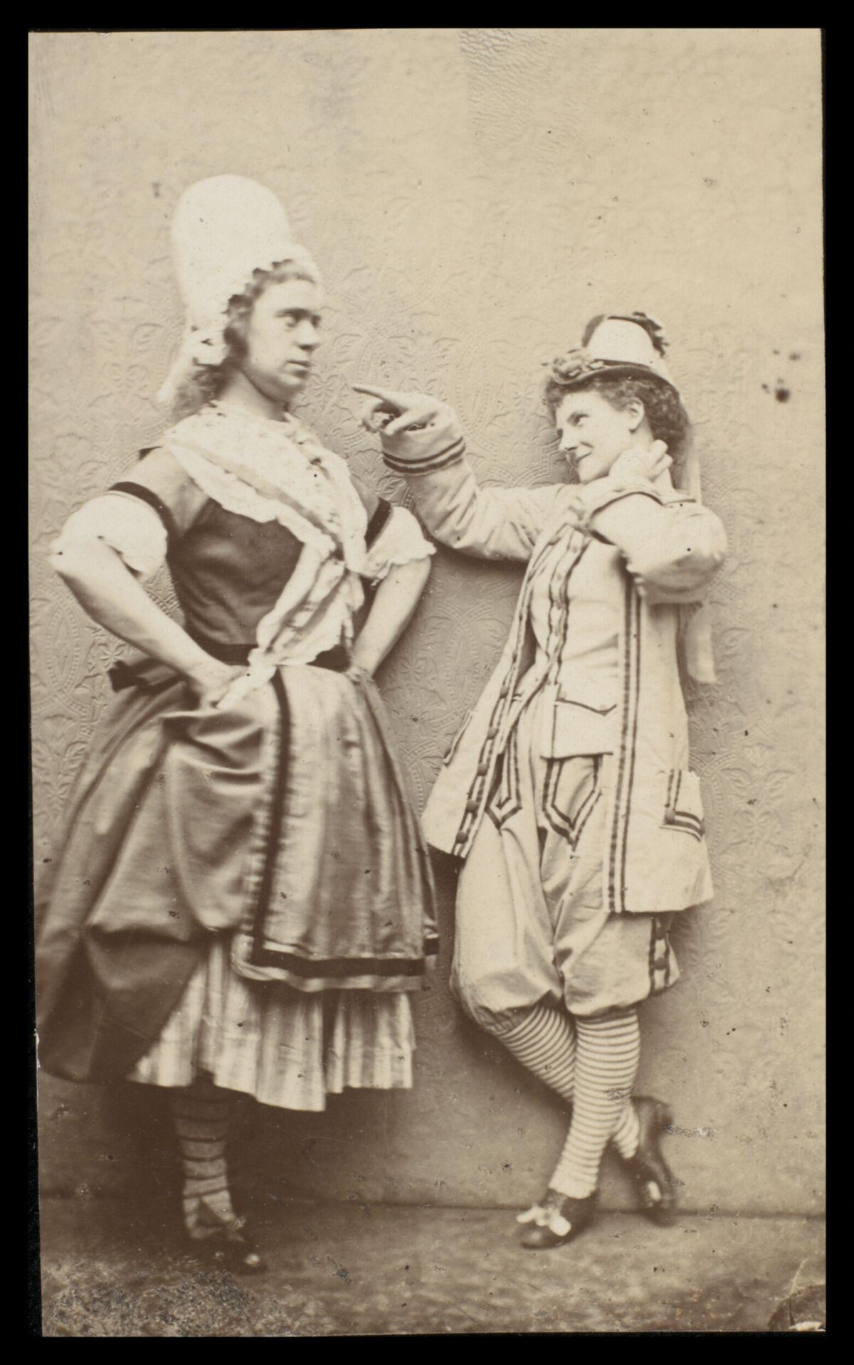 Vintage Theatrical Actors Portrait