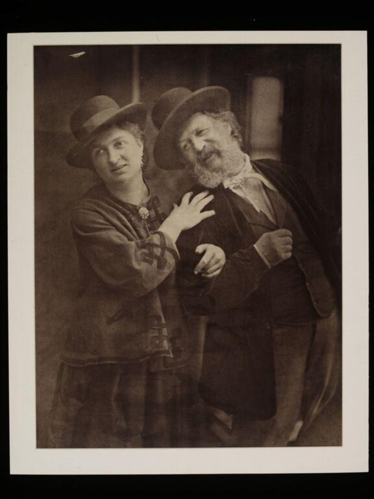 Vintage Portrait of Costumed Couple