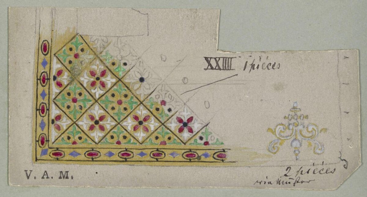 Antique Hand-drawn Decorative Pattern Sketch