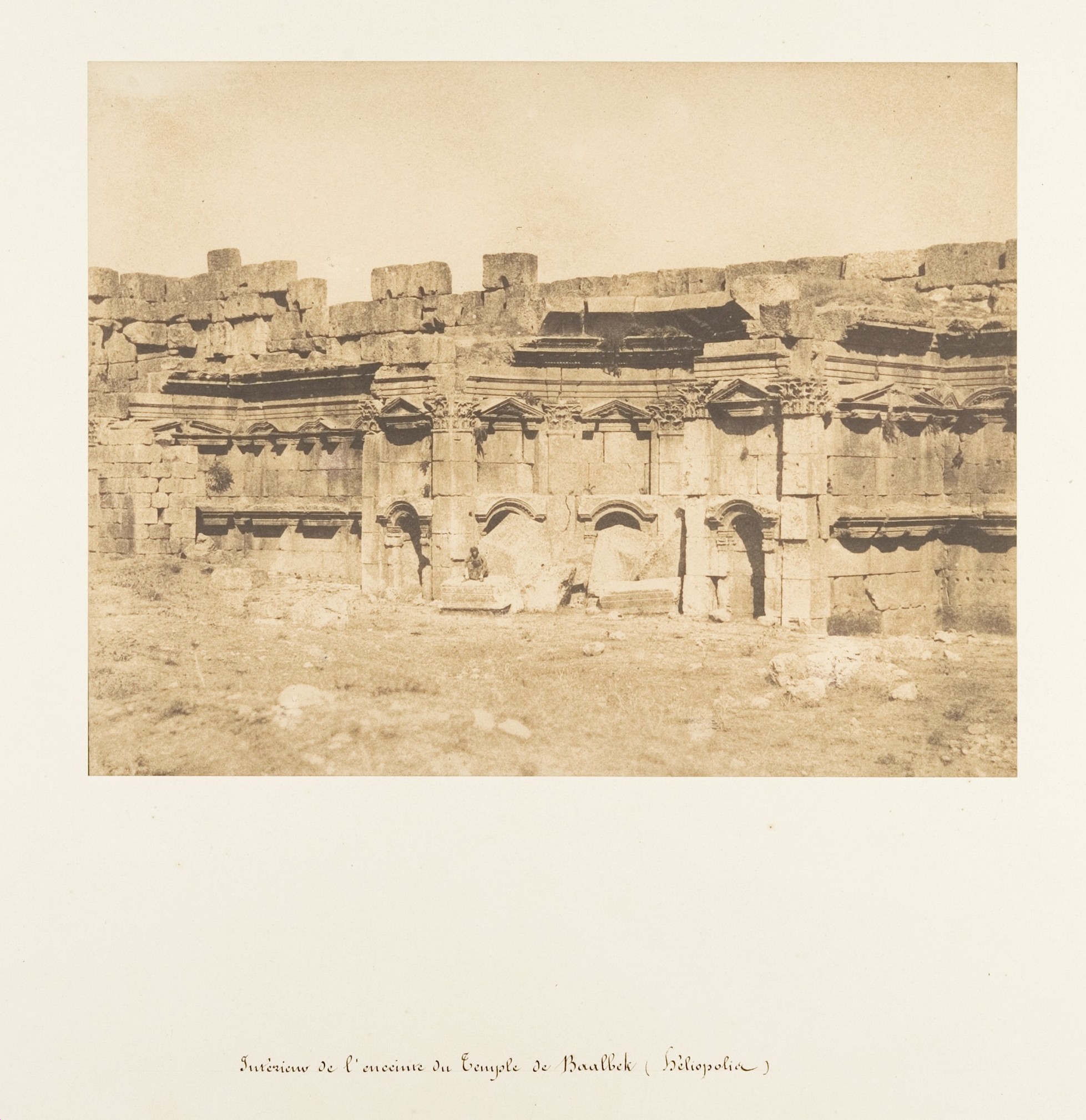 Baalbek Temple Ruins Interior