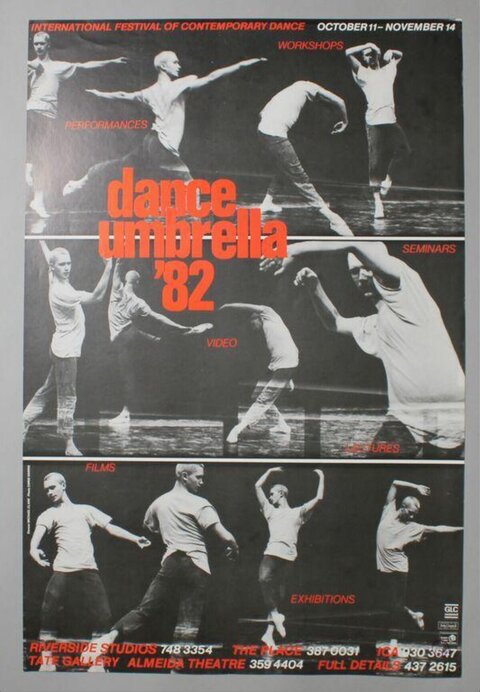 1982 Dance Umbrella Festival Poster