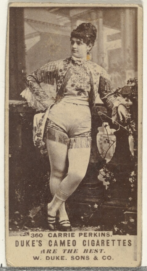 Carrie Perkins Antique Cigarette Card