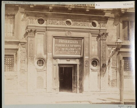 Early 1900s Venice Building Facade
