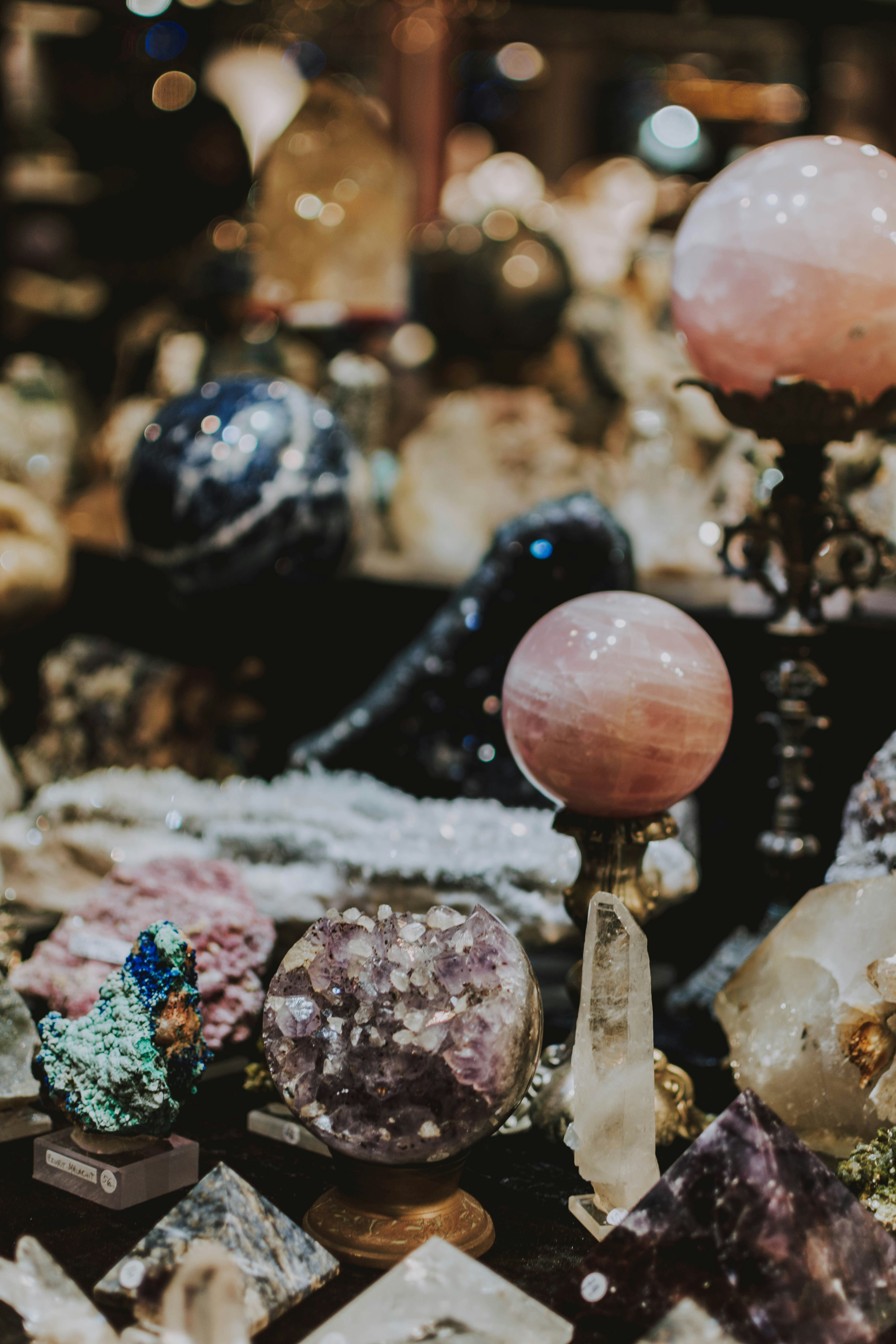Collection of Crystal and Mineral Specimens