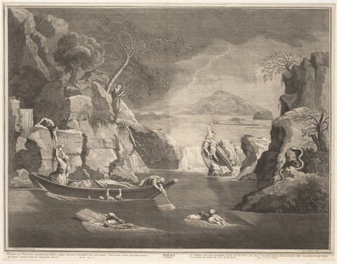 Winter Great Flood Engraving