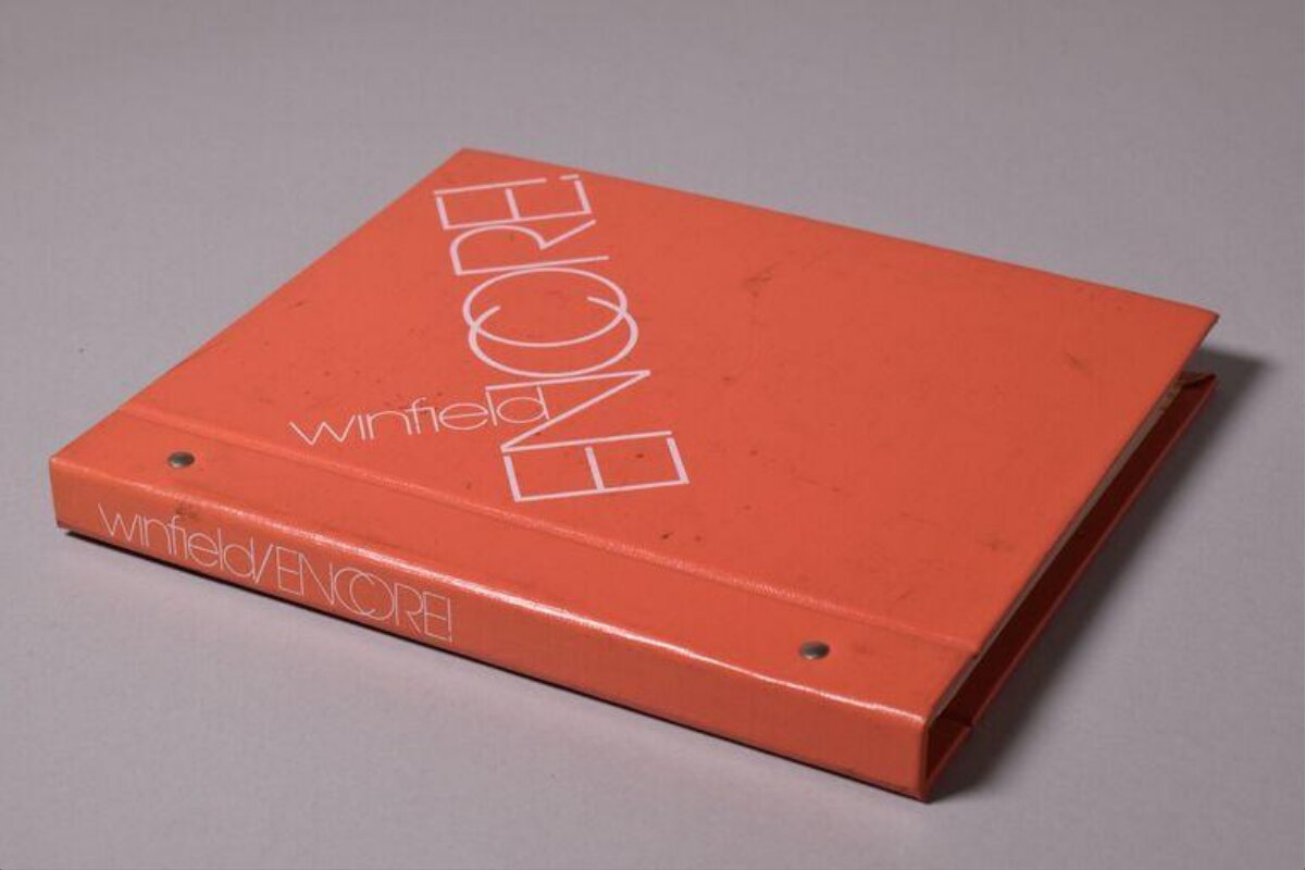 Orange Winfield Encore Binder