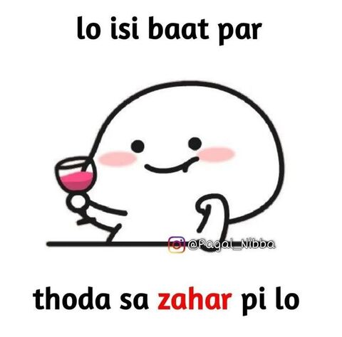 Funny Hindi Poison Toast Meme