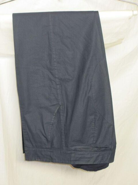 Folded Dark Gray Casual Pants