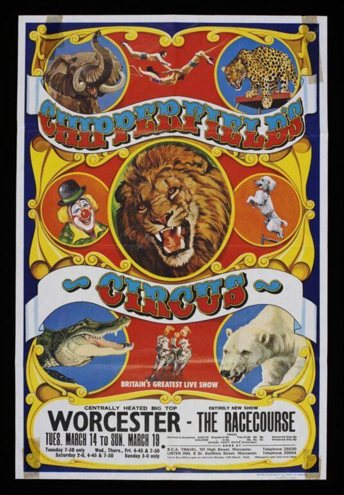 Vintage Chipperfields Circus Poster