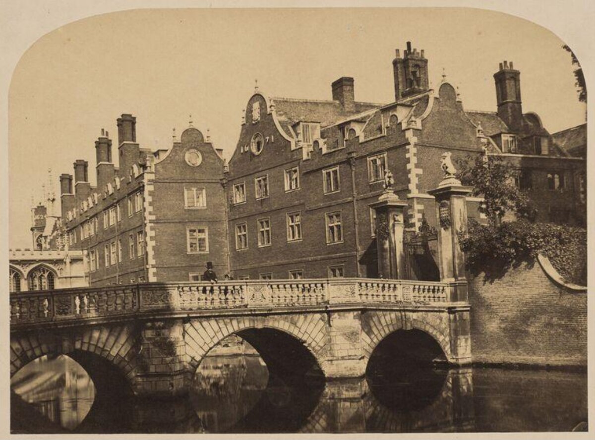 Vintage College Buildings by Stone Bridge