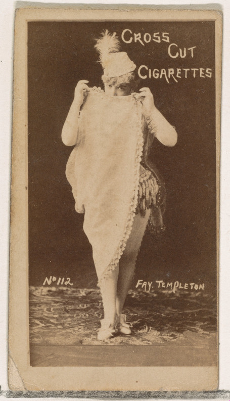 Vintage Cigarette Card of Fay Templeton