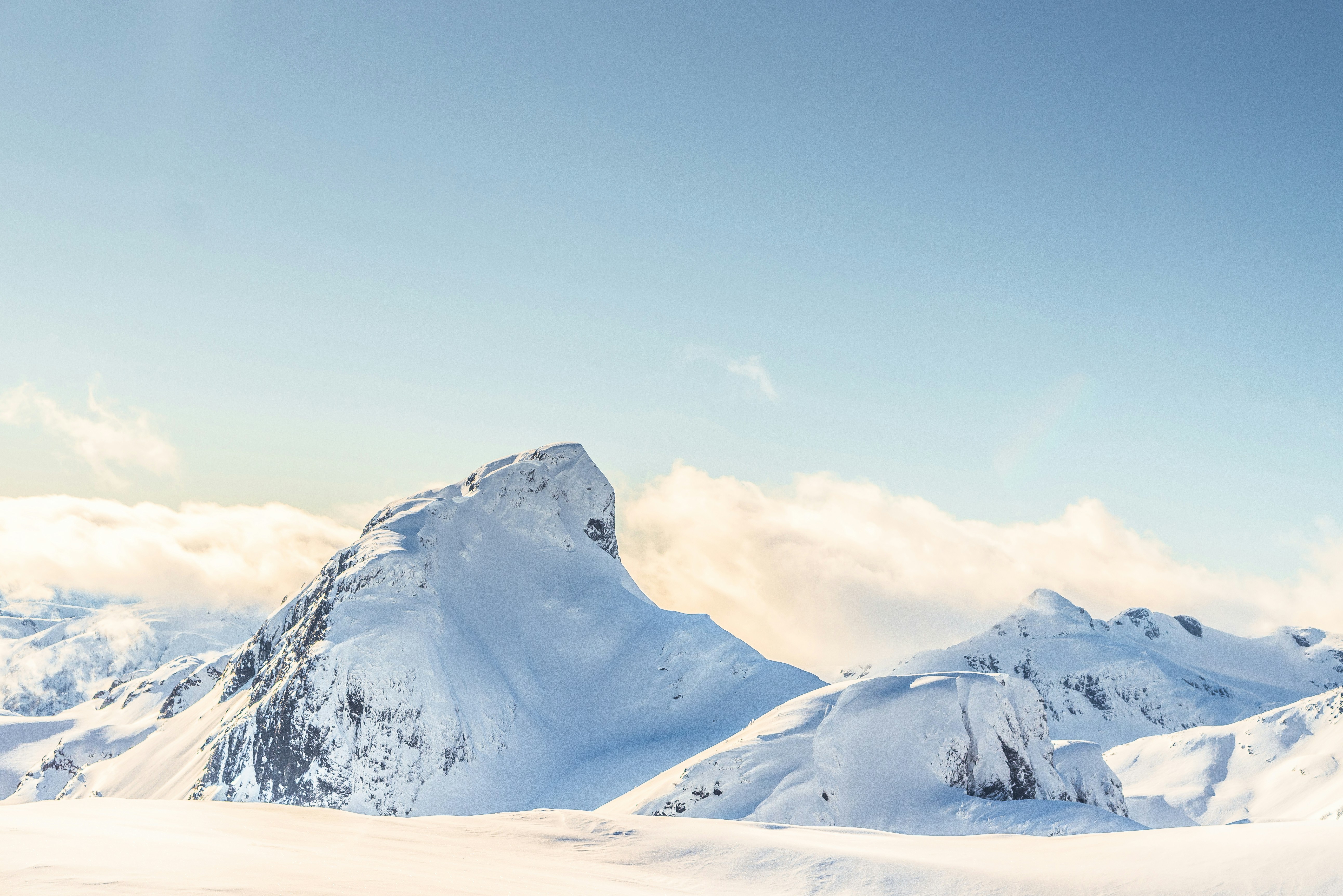 Snow-capped Mountain Range