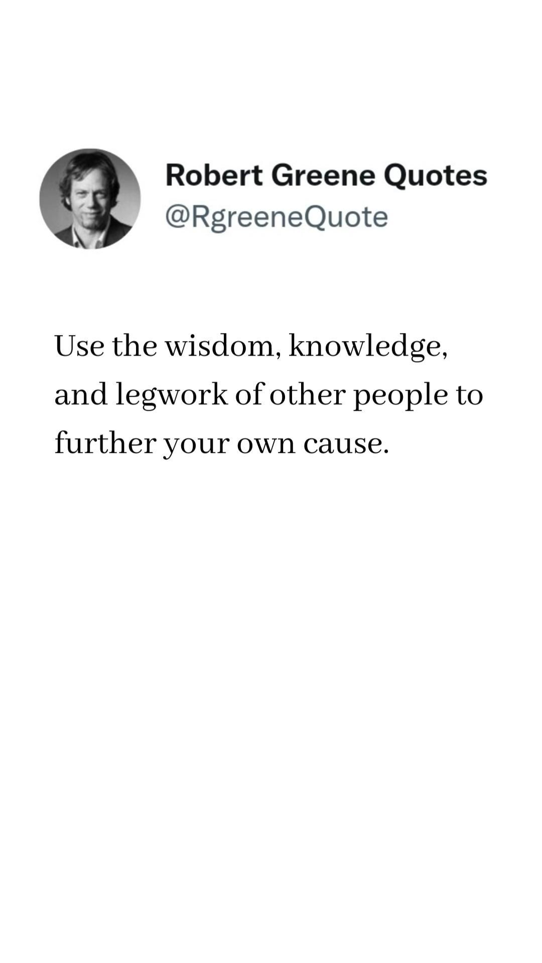Robert Greene Quote Post