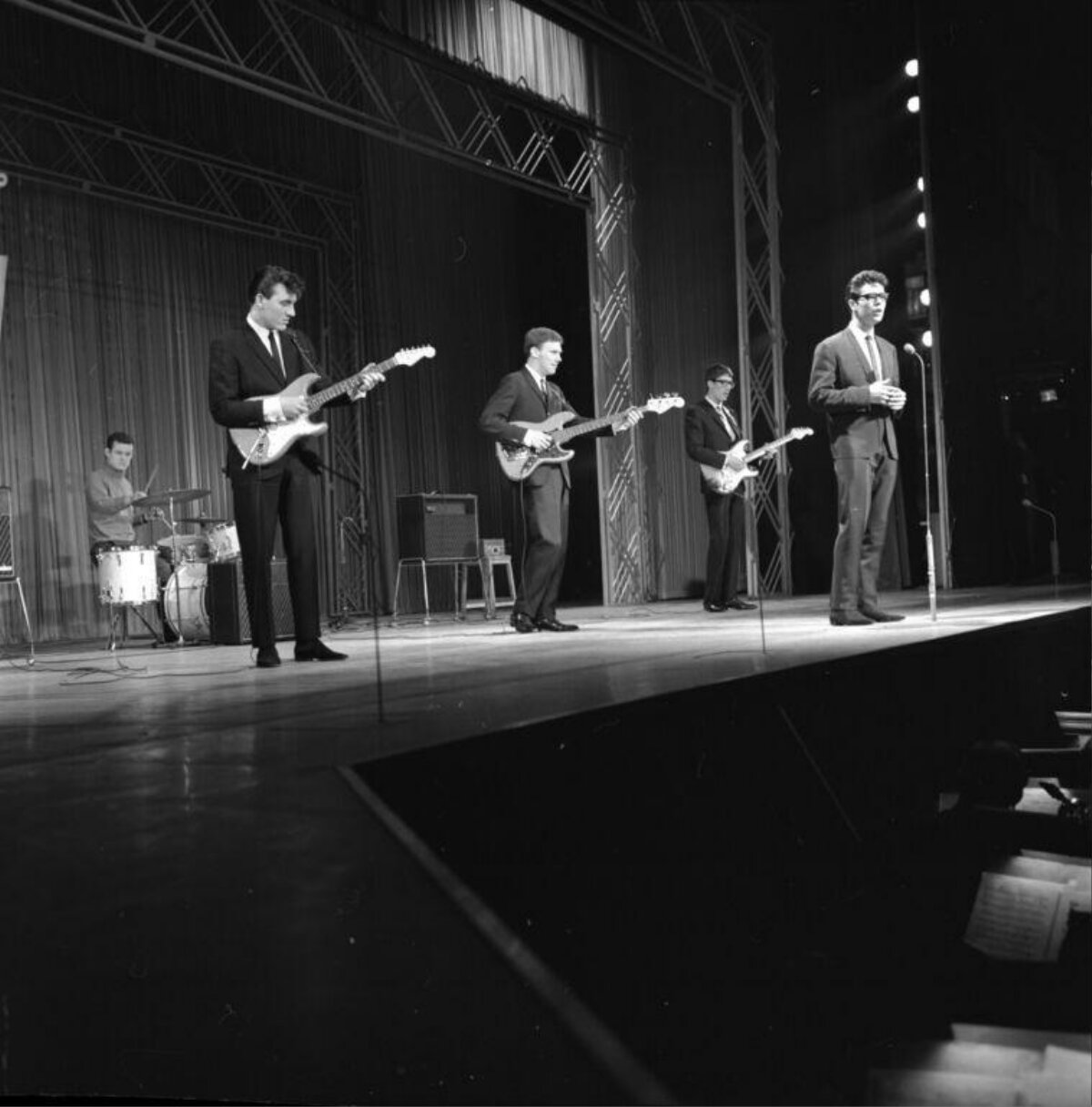 Vintage Band Stage Performance