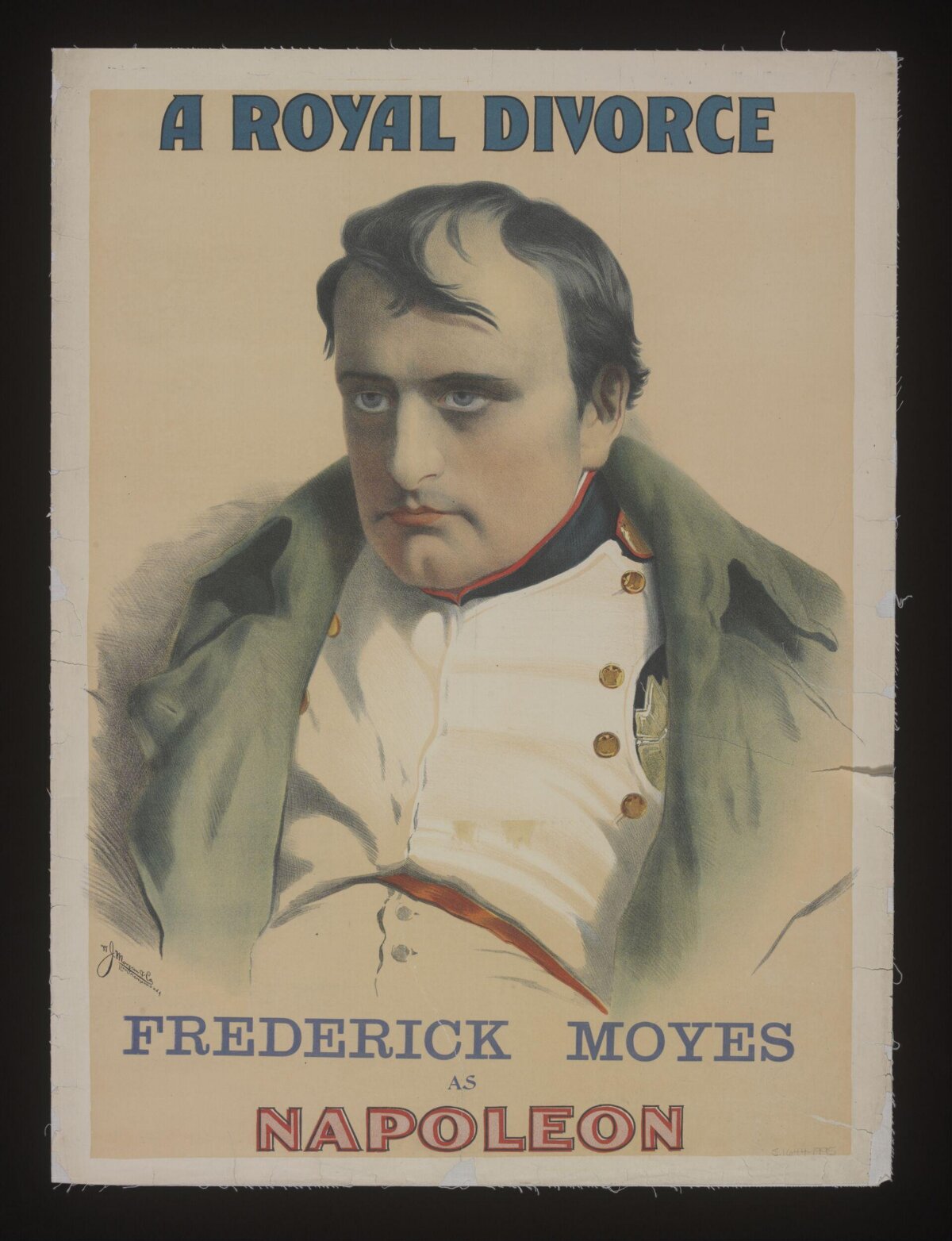 A Royal Divorce Vintage Theatre Poster