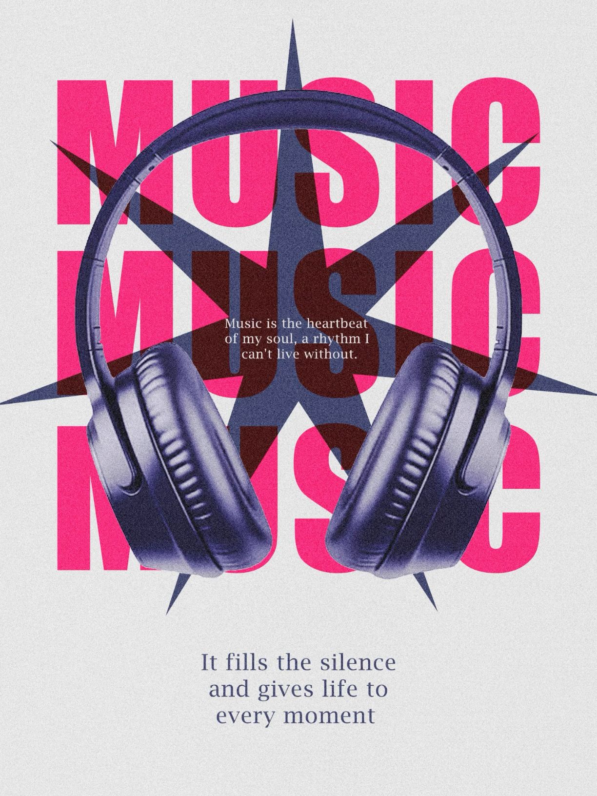 Music Inspirational Quote Poster