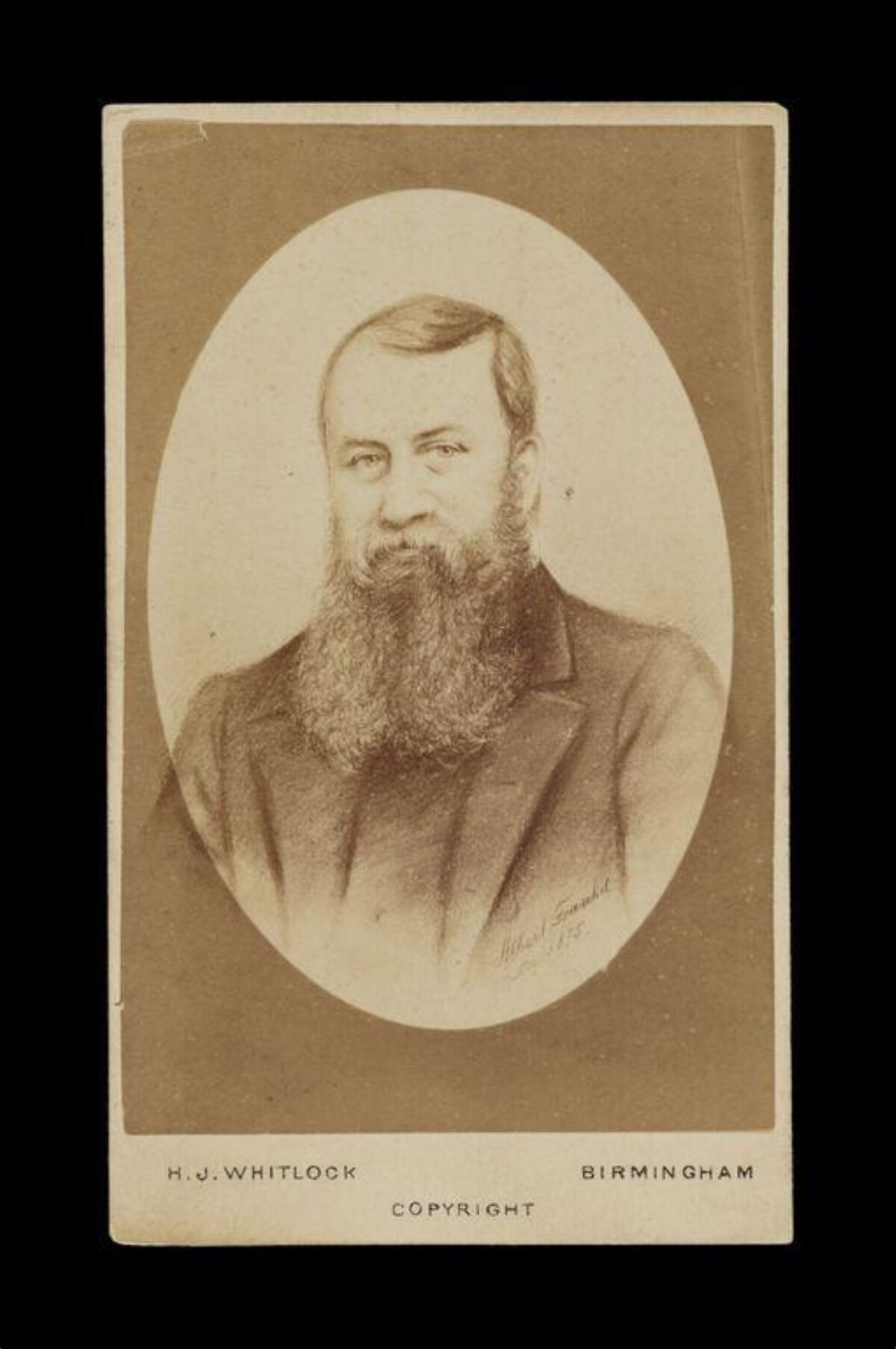 Vintage Portrait of a Bearded Man
