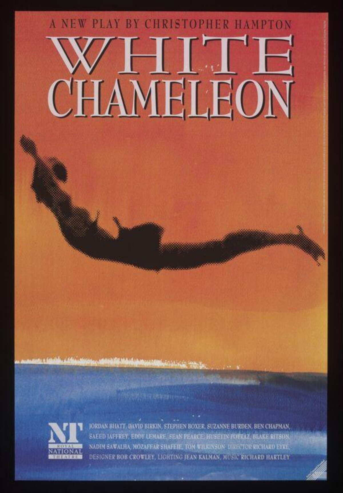 White Chameleon Play Poster