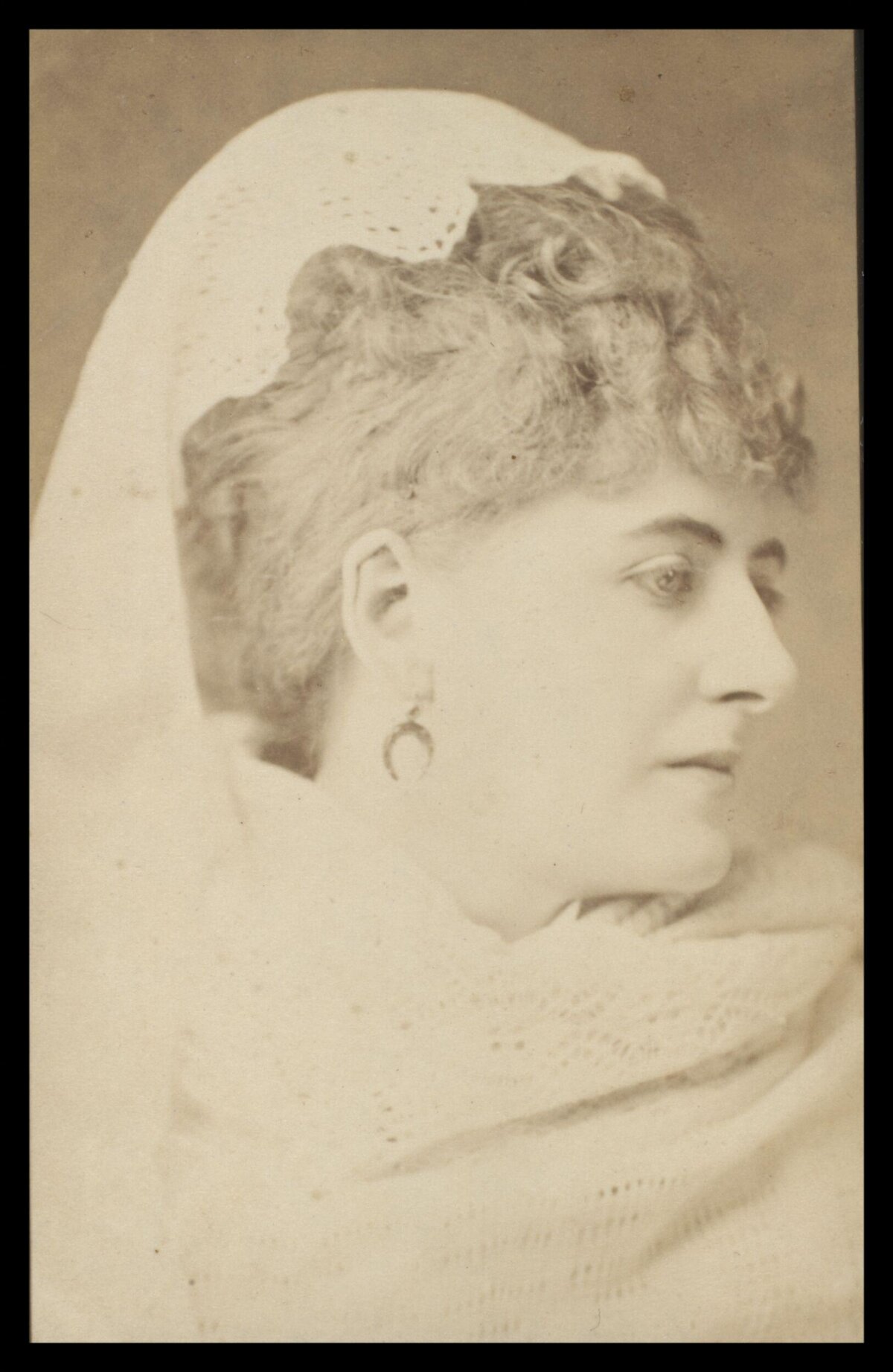 Vintage Profile Portrait of a Woman