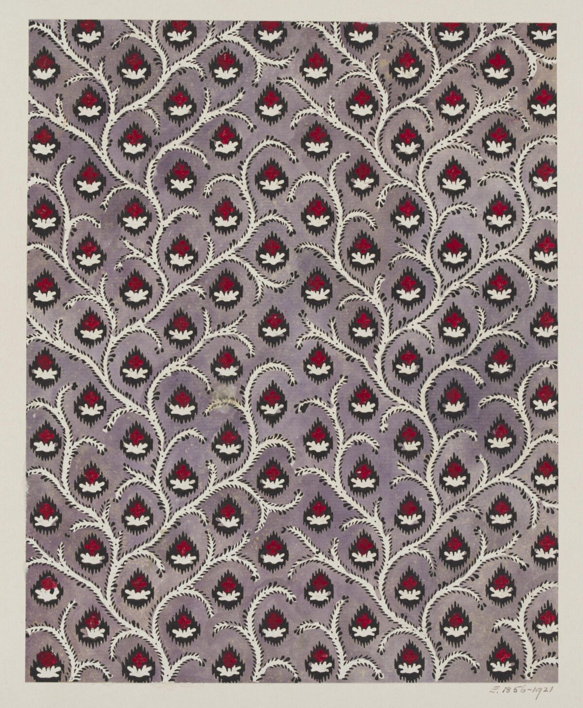 Vintage Repeating Floral Textile Pattern