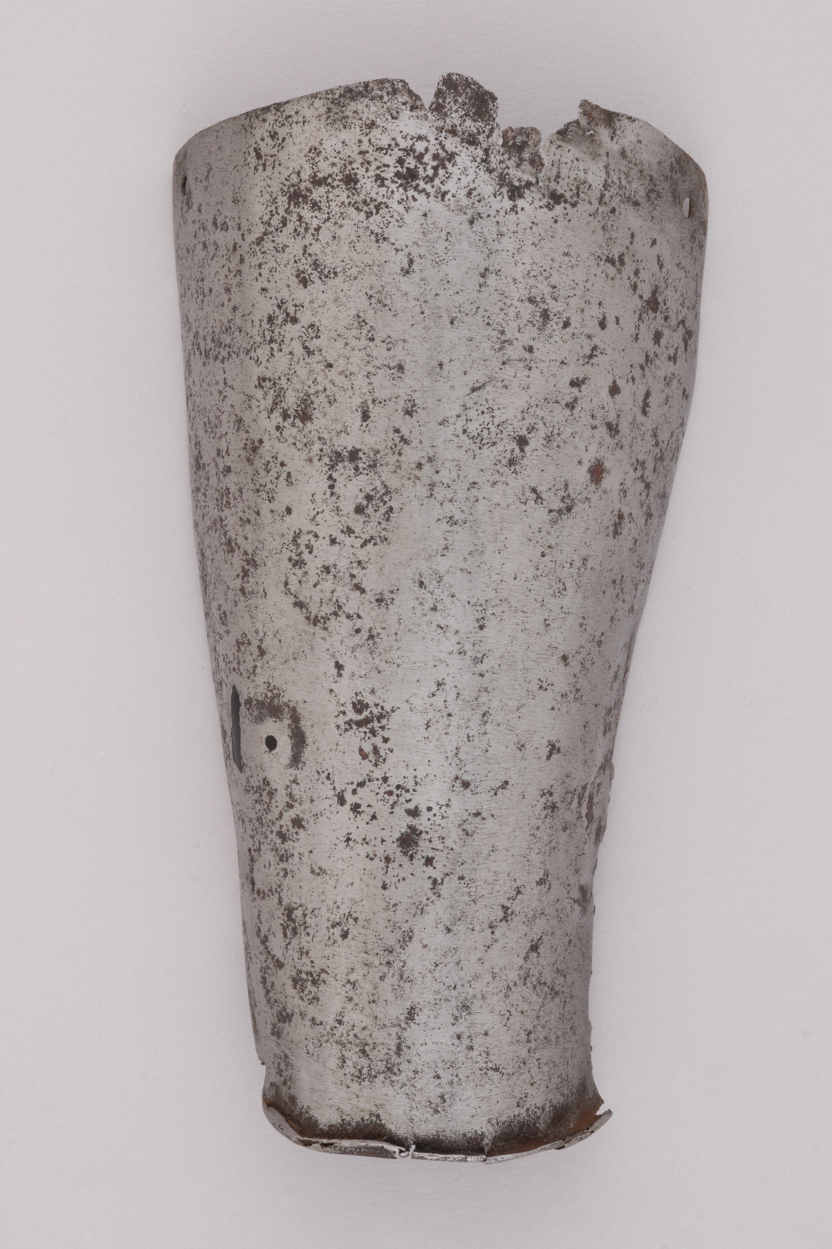 Antique Rusted Metal Arm Guard