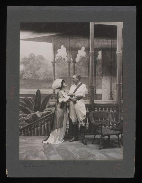 Vintage Stage Actors Photograph