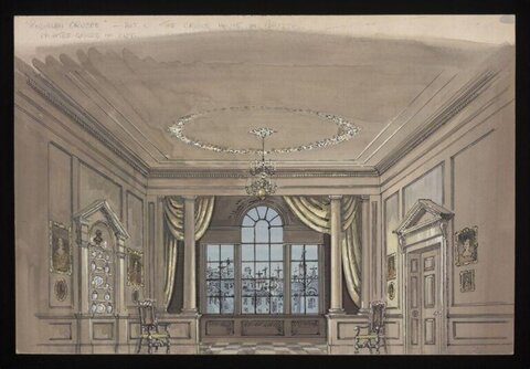 Interior Stage Set Design Drawing