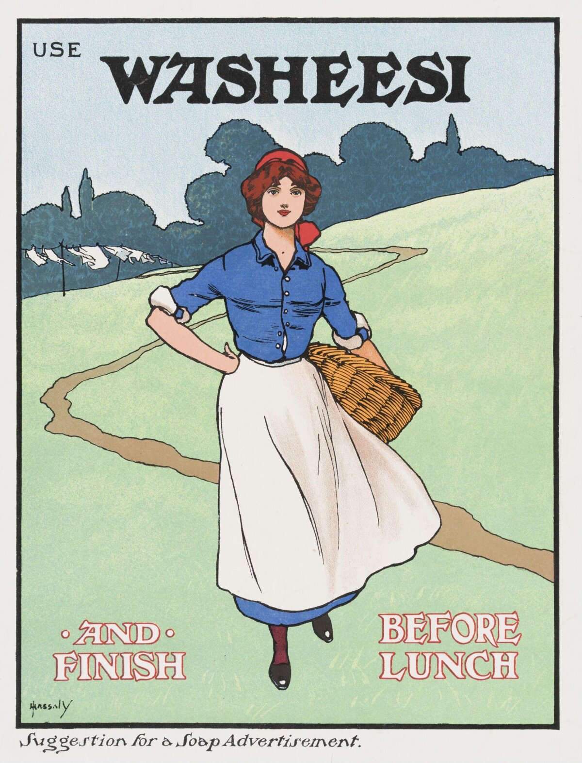Vintage Washeesi Soap Advertisement