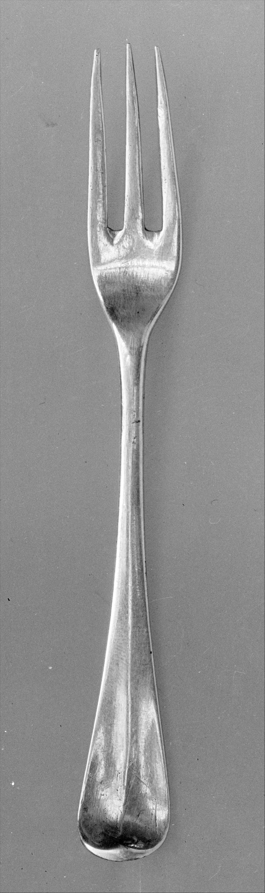 Three-Pronged Metal Fork