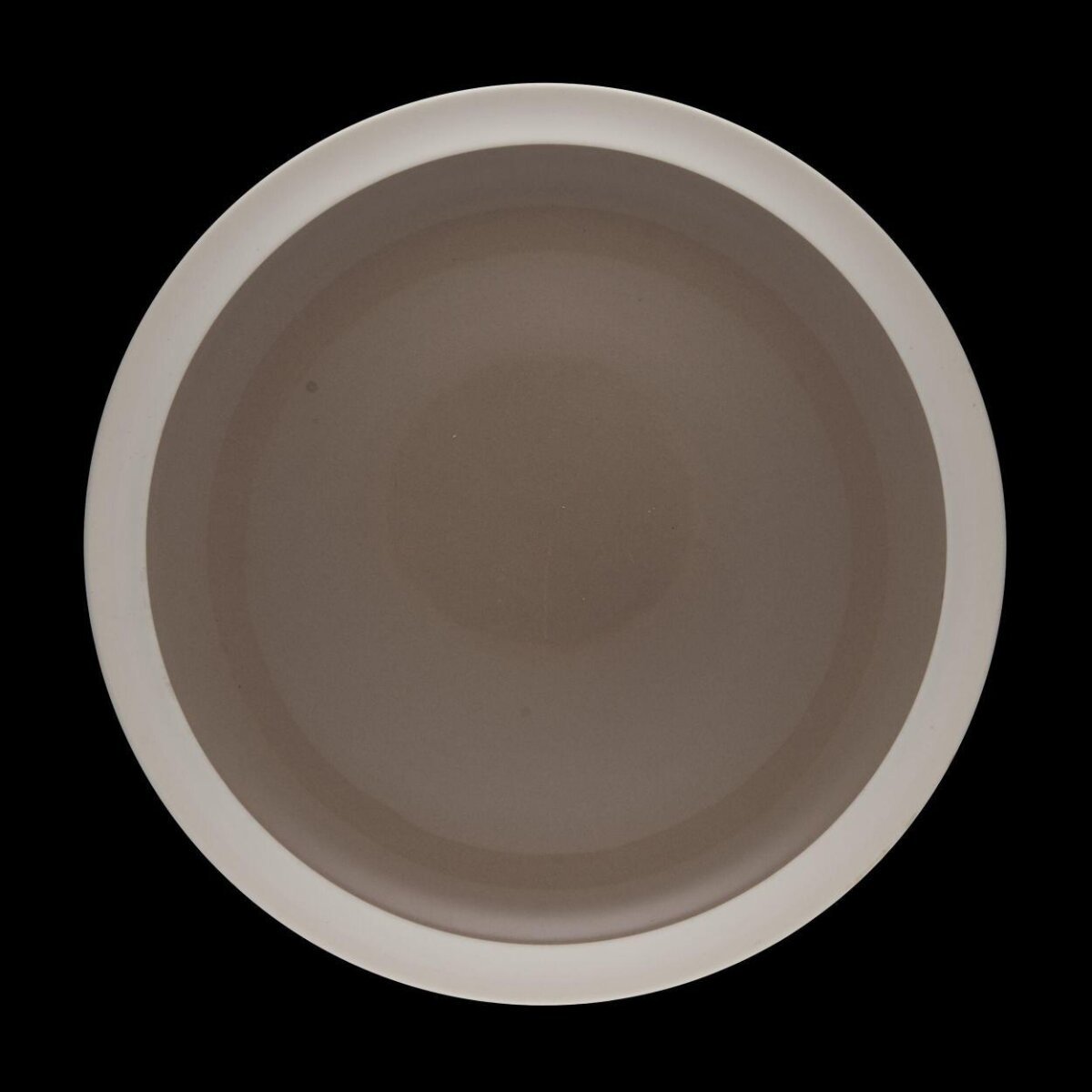 Empty Two-tone Round Plate