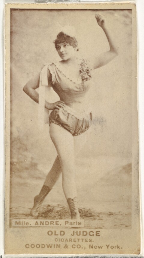 Mlle Andre Old Judge Cigarette Card