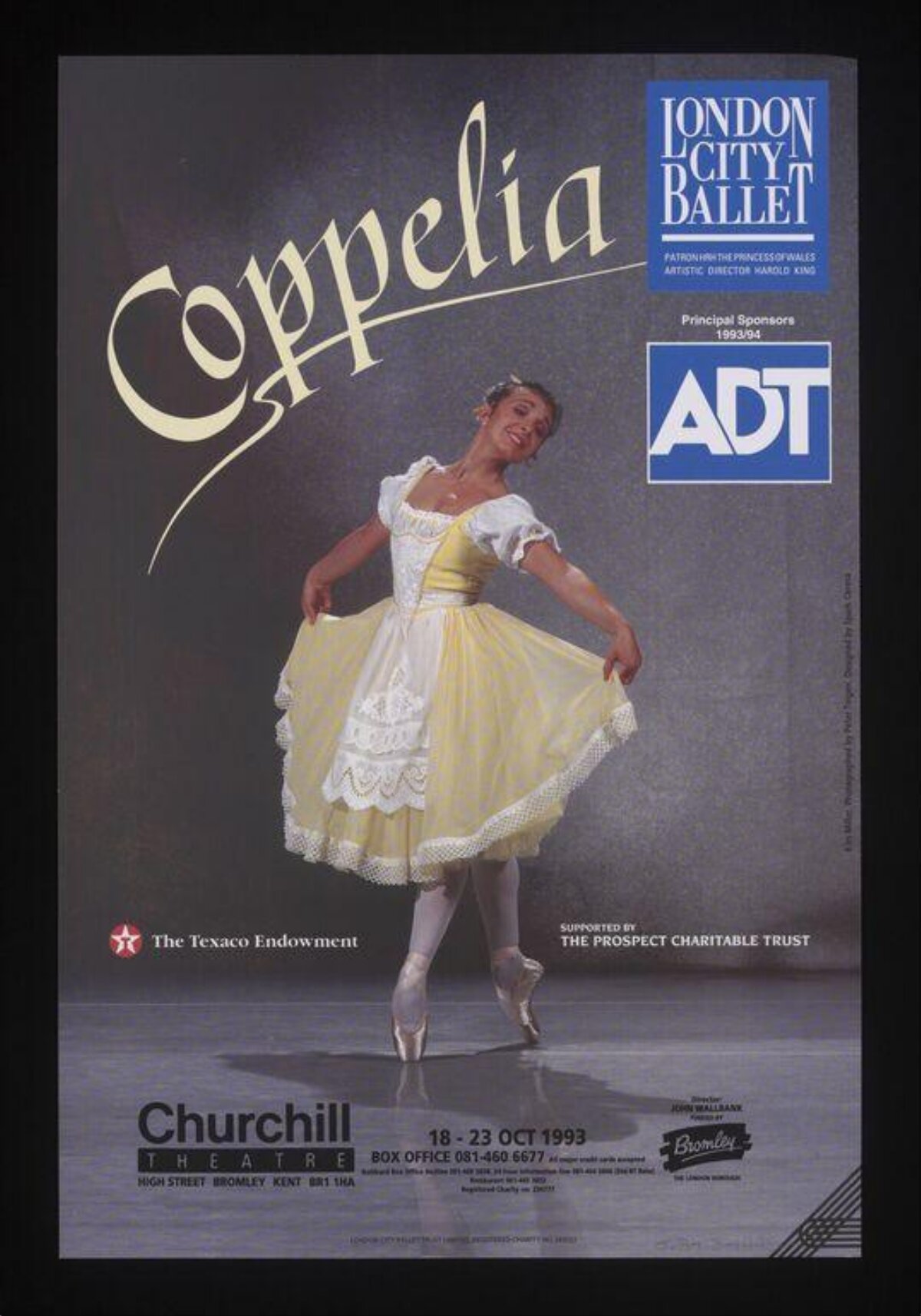 Coppelia Ballet Performance Poster
