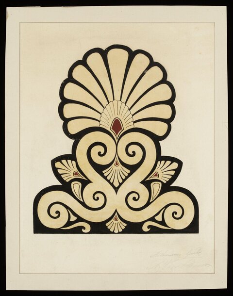 Classical Palmette Ornament Design