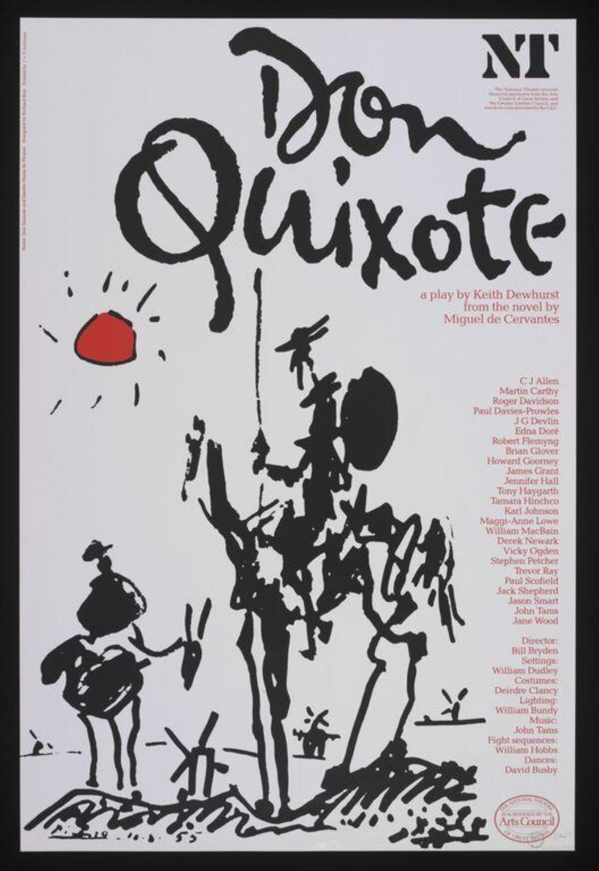 Don Quixote Theatre Play Poster